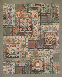 Design de tapetes (wc no papel)
