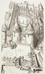 Castelo de Pierrefonds, França, c.1880