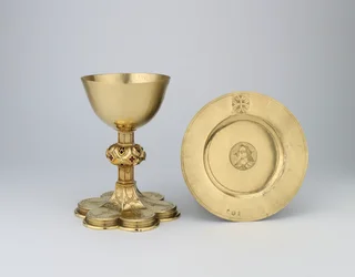 Cálice e patena, 1507-08 (ouro com esmalte)