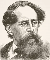 Charles Dickens, de "A História Nacional e Doméstica da Inglaterra", de William Hickman Smith Aubrey (1858-1916) publicou Londres, c.1890