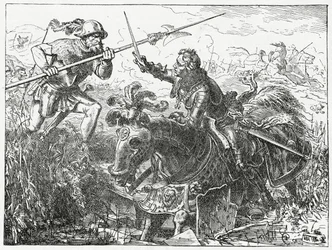 Carlos, o Ousado, Duque de Borgonha, na Batalha de Nancy, 5 de janeiro de 1477, 1882