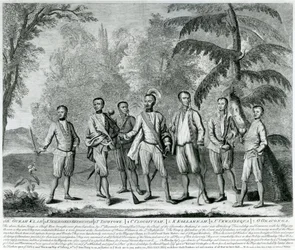Cherokee Chiefs da Carolina, c.1730 (gravura)