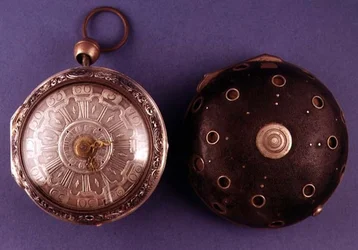 Relógio de autocarro, com alarme e repetidor, por Cabrier of London, c.1775