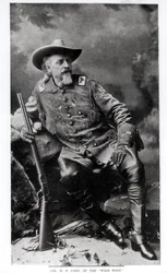 Coronel William Frederick Cody, também conhecido como Buffalo Bill, 1903