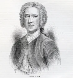 Comodoro George Anson, 1º Barão Anson (1697-1762), 1744