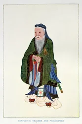 Confúcio (551-479 a.C.): Professor e Filósofo, frontispício de 