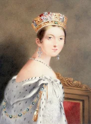 Retrato da coroação da rainha Vitória