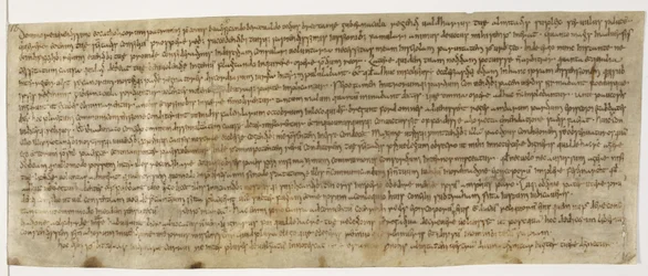 Algodão Augustus ii 18, Wealdhere carta, c.704, primeira carta de encerramento