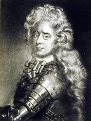 Contagem Konismark (d.1686) ilustração de retratos de personagens ilustres na história britânica, gravada por Richard Earlom (1743-1822) e Charles Turner (c.1773-1857) (mezzotint)