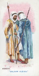 Cumprimento habitual na Arábia, 1907