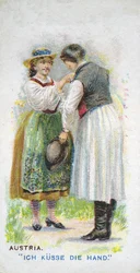 Cumprimento habitual na Áustria, 1907