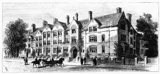Dalton Hall, residência para estudantes da Universidade de Victoria, Manchester