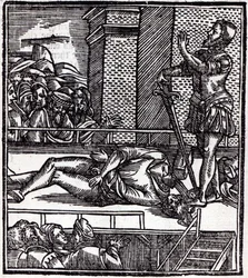 Morte por decapitação (xilogravura)