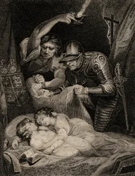 Morte do rei Edward V (1470-83) e seu irmão, Richard (1472-83) Duque de York