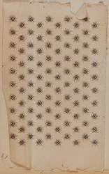 Desenho de projeto, início do século XIX