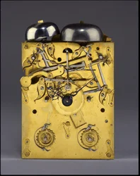 Detalhe do Barnard Tompion, Tompion e Banger, Londres, nº 460, relógio de suporte marcante, c.1708