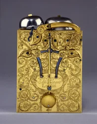 Detalhe de The Barnard Tompion, Tompion and Banger, Londres, No. 460, impressionante relógio de suporte, c.1708