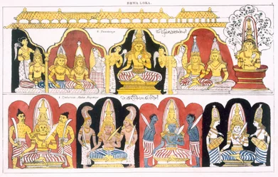 Dewa Loka, da história e da doutrina do budismo por Edward Upham, 1829