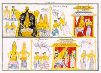 Dewa Loka, da história e da doutrina do budismo por Edward Upham, 1829