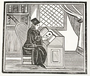 Dr. John Faustus, ilustração de Chap-livros do século XVIII por John Ashton, pub. 1882