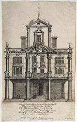 Teatro dos Duques, Jardins de Dorset, gravados por W. Sherwin (c.1645-1711) 1673