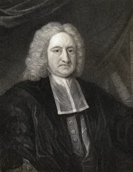 Edmond Halley (1656-1742) da Gallery of Portraits, publicado em 1833