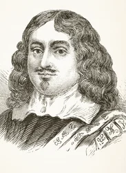 Edward Hyde, 1º Conde de Clarendon, de "A História Nacional e Doméstica da Inglaterra", de William Hickman Smith Aubrey (1858-1916) publicou Londres, c.1890