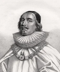 Edward Littleton, ilustração de &39;Um catálogo de autores reais e nobres, Volume II&39;, publicado em 1806 (lito)