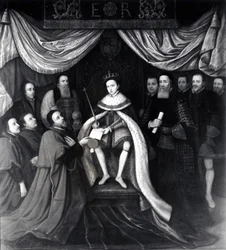 Eduardo VI (1537-1553) Concessão da Carta aos Hospitais Bridewell e Bethlehem em 1553 (ver também 111677)