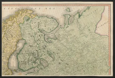 Finlândia e Rússia, da Europa, descrevendo todas as mudanças de Território, juntamente com os seus desvios nas linhas de fronteira dos seus vários Impérios e Estados, acordados e confirmados pelo tratado definitivo de Paris, 20 de Novembro de 1815, publica