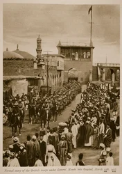 Entrada formal das tropas britânicas sob o general Maude em Bagdad, 11 de março de 1917, 1917-19