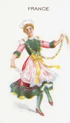 França, cartão de cigarro, 1915