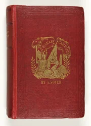 Capa da campanha culinária Soyers, publicada por G.Routeledge & Co., Londres, 1857