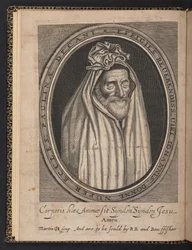 Frontispício de Deaths Duell de John Donne