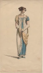 Vestido cheio, 1817