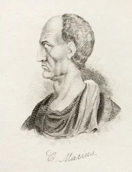 Gaius Marius, do &39;Crabb&39;s Historical Dictionary&39;, publicado em 1825