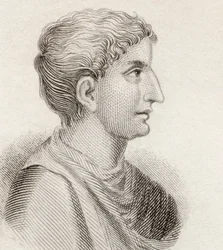 Gaius Sallustius Crispus, do &39;Crabb&39;s Historical Dictionary&39;, publicado em 1825