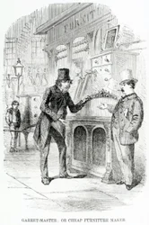 Garret-Master, ou fabricante de móveis baratos, c.1840