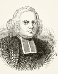 George Whitefield, de "A História Nacional e Doméstica da Inglaterra", de William Hickman Smith Aubrey (1858-1916) publicou Londres, c.1890
