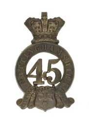 Crachá Glengarry, c.1874-81 (gilt metal)