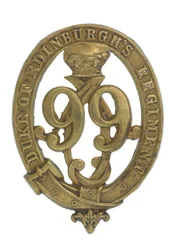 Crachá Glengarry, c.1875-81 (latão)
