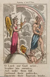 God Save the King, c.1810 (gravura a cores)