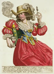 Hábito de uma senhora rica em 1630