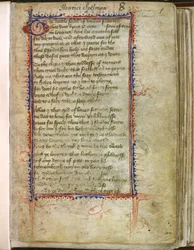 Harley 2392, f.1 Troilus e Criseyde, de Geoffrey Chaucer (vellum)