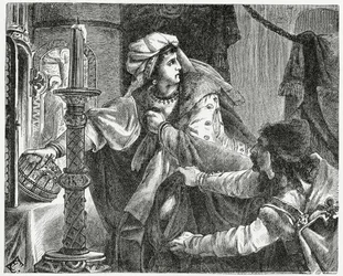 Helene Kottanerin rouba a coroa de Santo Estêvão em 1440, 1882