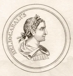 Heliogabalus, do &39;Crabb&39;s Historical Dictionary&39;, publicado em 1825