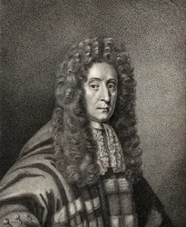 Henry Hare Lord Colerane, gravado por Bocquet, ilustração de &39;Um catálogo de autores reais e nobres, volume V&39;, publicado em 1806