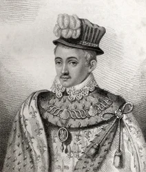 Henry Stewart, gravado por Rivers, ilustração de &39;Um catálogo de autores reais e nobres, volume V&39;, publicado em 1806