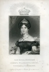 Sua Alteza Real Augusta Wilhelmina Louisa, Duquesa de Cambridge, 1830