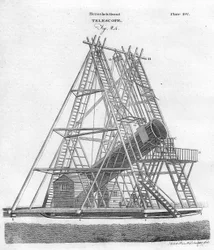Herschels Grand Telescope, Fig. 24, pub. 1797.